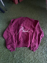 Load image into Gallery viewer, Rhude Burgundy Crewneck Sweatshirt Size M NEW
