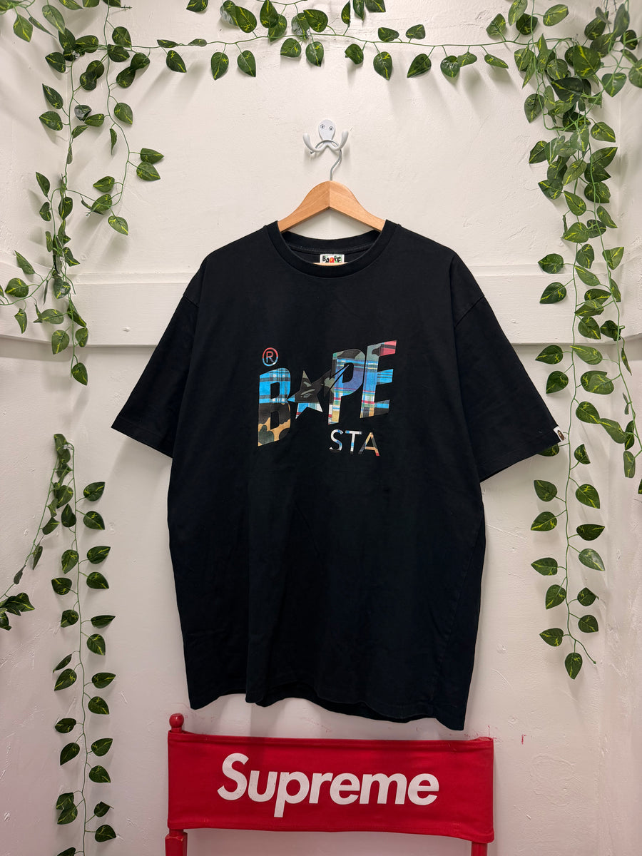 Bape - BAPE STA Logo Tee - Black Multi Camo