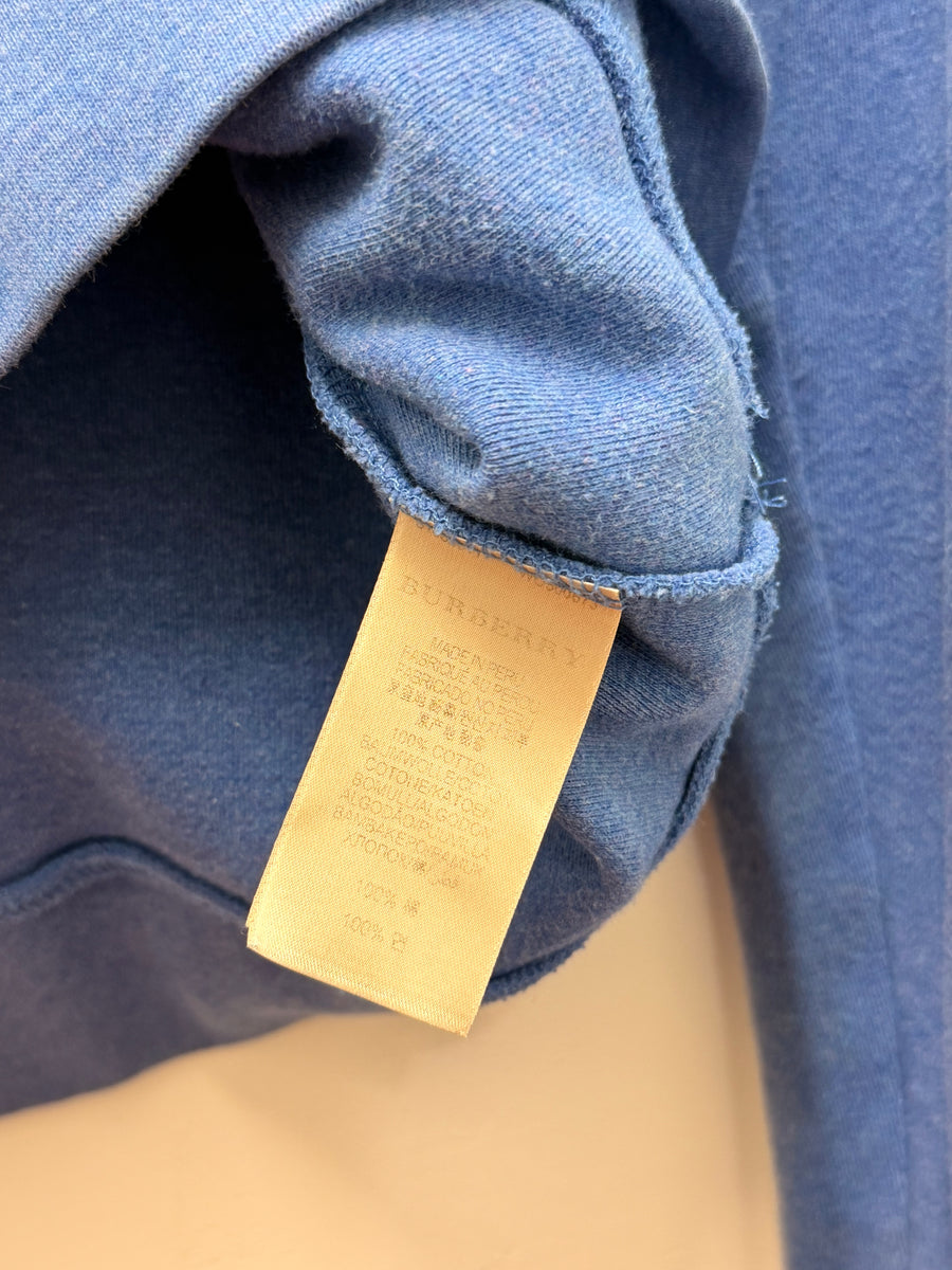 Burberry - Quarter Zip Pullover - Blue -