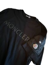 Load image into Gallery viewer, Moncler Logo Black Pocket Tee Size Medium (SOLD U SLEPT)
