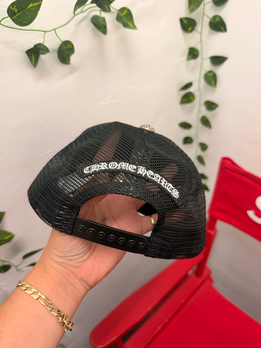 Chrome Hearts - F*CK Leather Trucker - Black