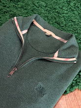 Load image into Gallery viewer, Burberry - Green Quarter Zip Sweater Small - Retail $495
