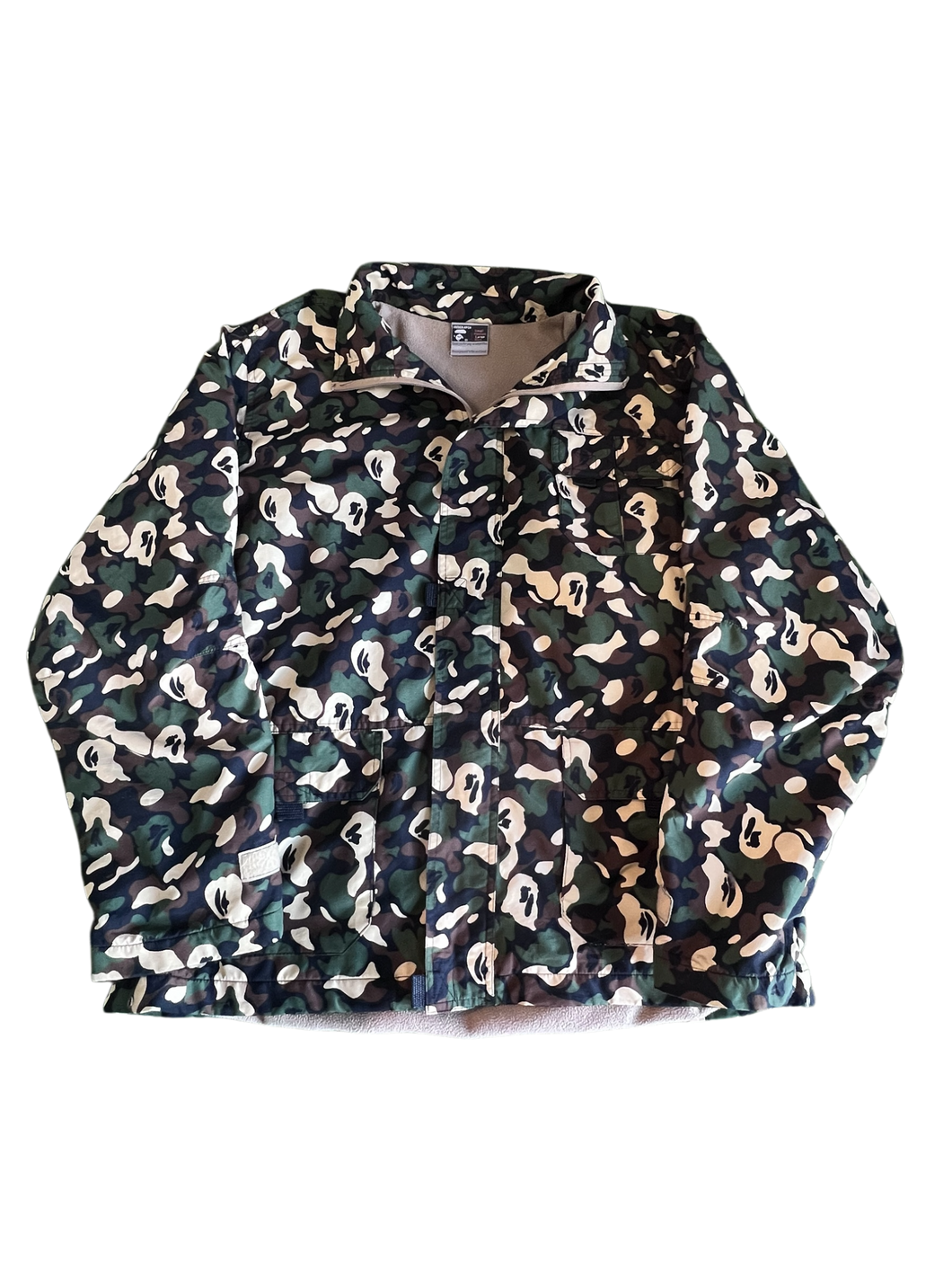 BAPE Vintage Green Camo Jacket Size Large