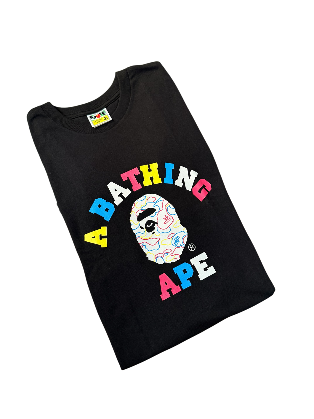 BAPE Color College Ape Head Tee – Size 3XL