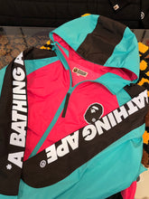 Load image into Gallery viewer, BAPE 3M Convertible Packable Windbreaker – Green Camo/Pink – 2XL – PreOwned
