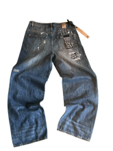 Load image into Gallery viewer, KSUBI Blue Wide Leg Denim Jeans Size 32 (SOLD U SLEPT)
