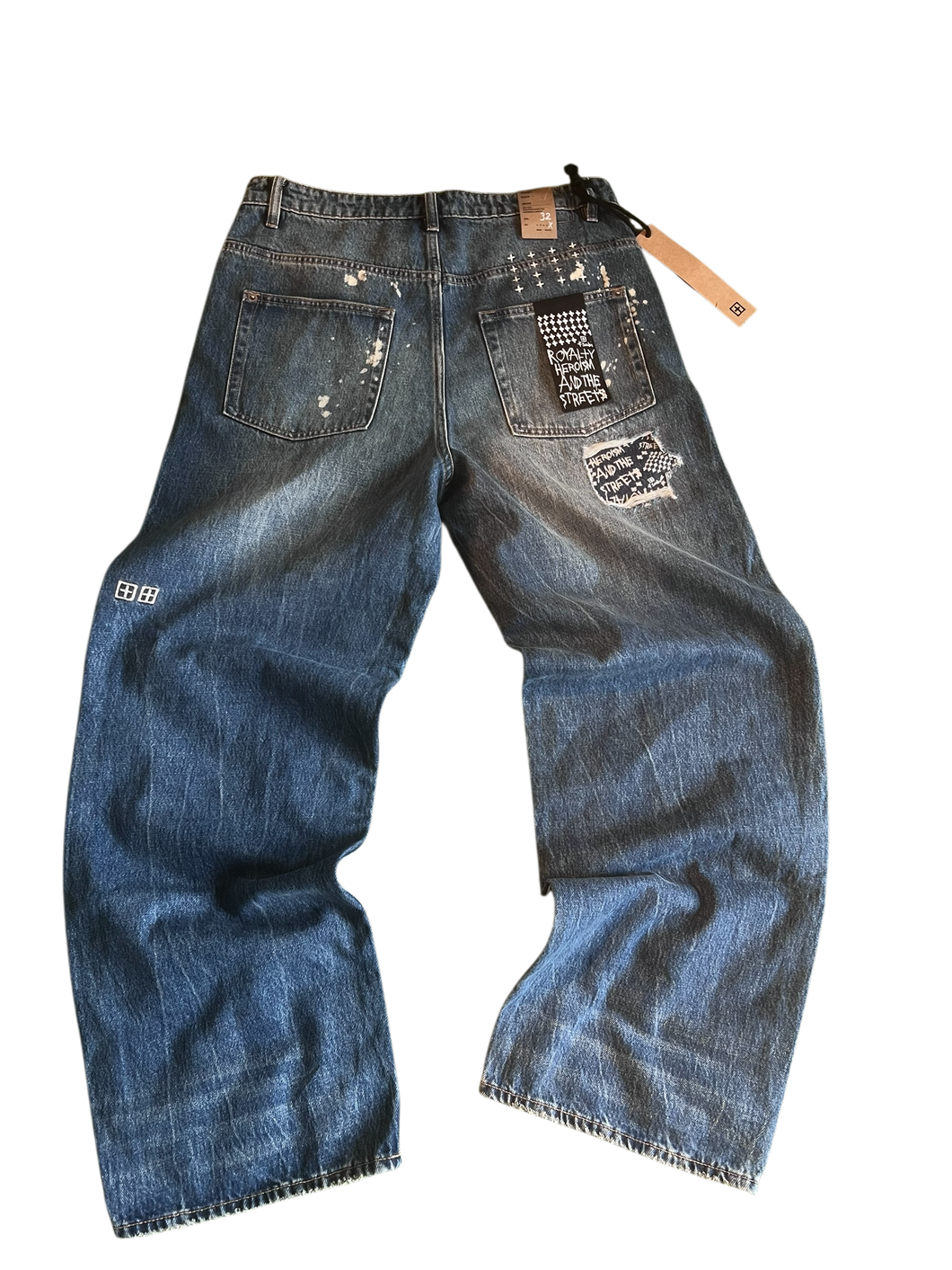 KSUBI Blue Wide Leg Denim Jeans Size 32 (SOLD U SLEPT)