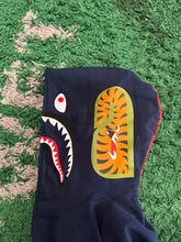 Load image into Gallery viewer, BAPE - Navy Red Camo Shark Full Zip Hoodie - Size Large
