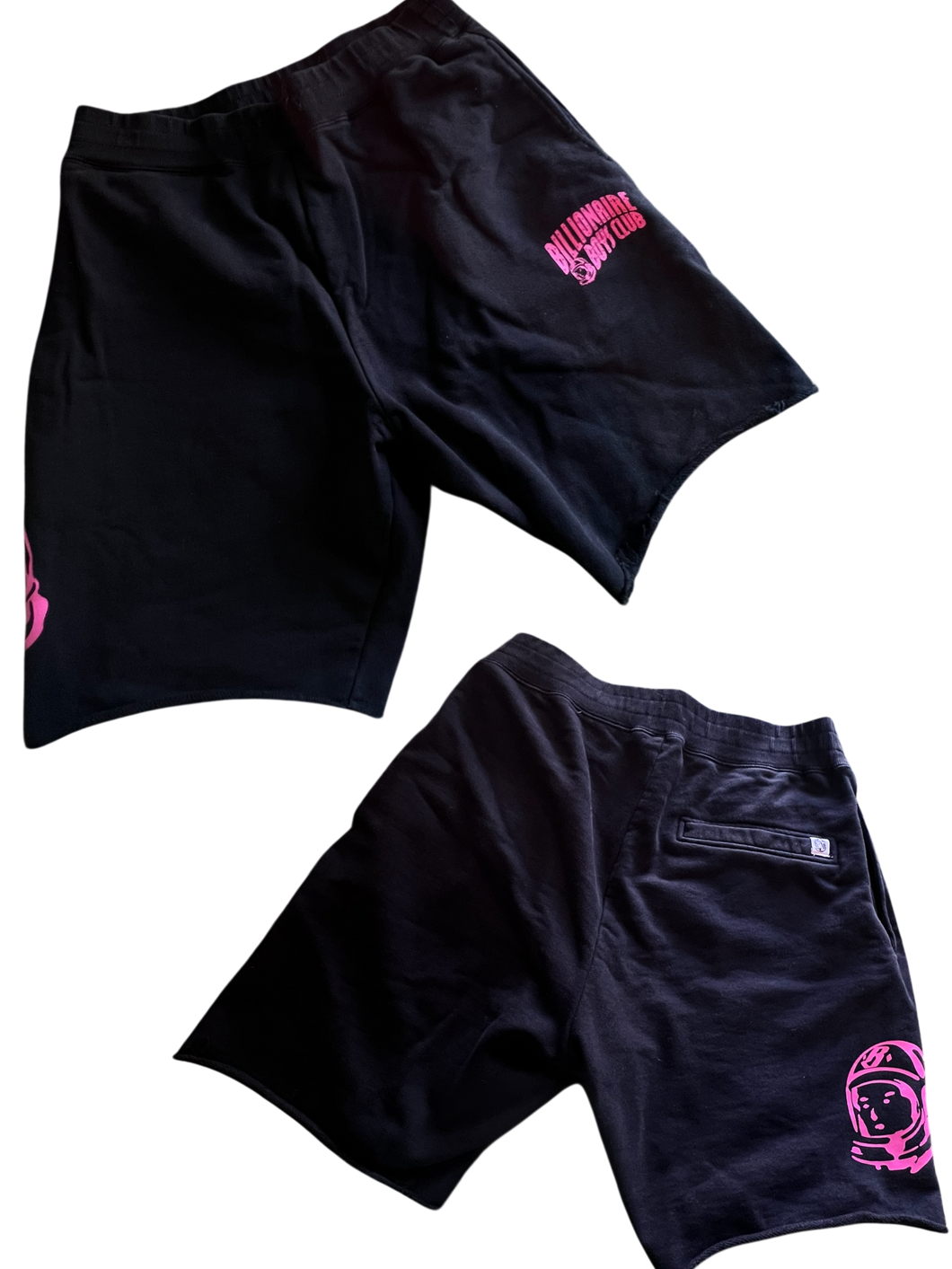 BILLIONAIRE BOYS CLUB Black/Pink Shorts Size Large