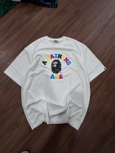 Load image into Gallery viewer, BAPE Multicolor Camo College Ape Head Tee (Size 3XL)
