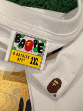 Load image into Gallery viewer, BAPE - Year Of The Rabbit Gold Ape Head White Graphic Tee - 2XL - Brand New
