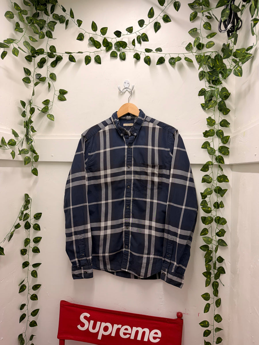 Burberry - Button Down Shirt - Navy Check