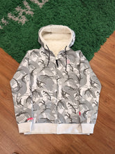 Load image into Gallery viewer, Aape by Bathing Ape - Grey Snow Camo Reversible Sherpa Full Zip - XS - PreOwned
