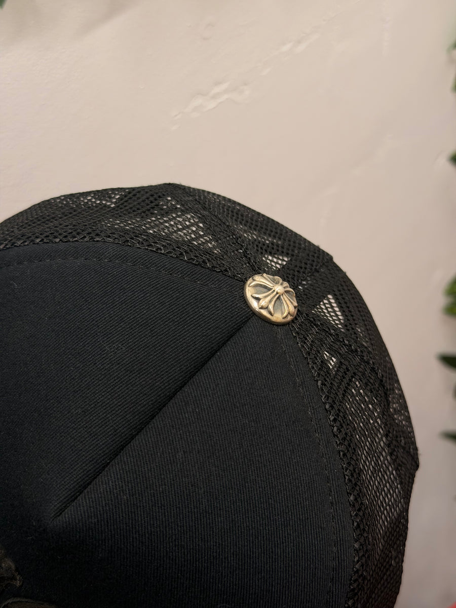Chrome Hearts - F*CK Leather Trucker - Black