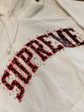 Load image into Gallery viewer, Supreme Water Arc Logo Hoodie Cream - Medium - PreOwned
