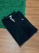 Load image into Gallery viewer, Burberry - Black Nova Check Polo Shirt - XL - Retail $295
