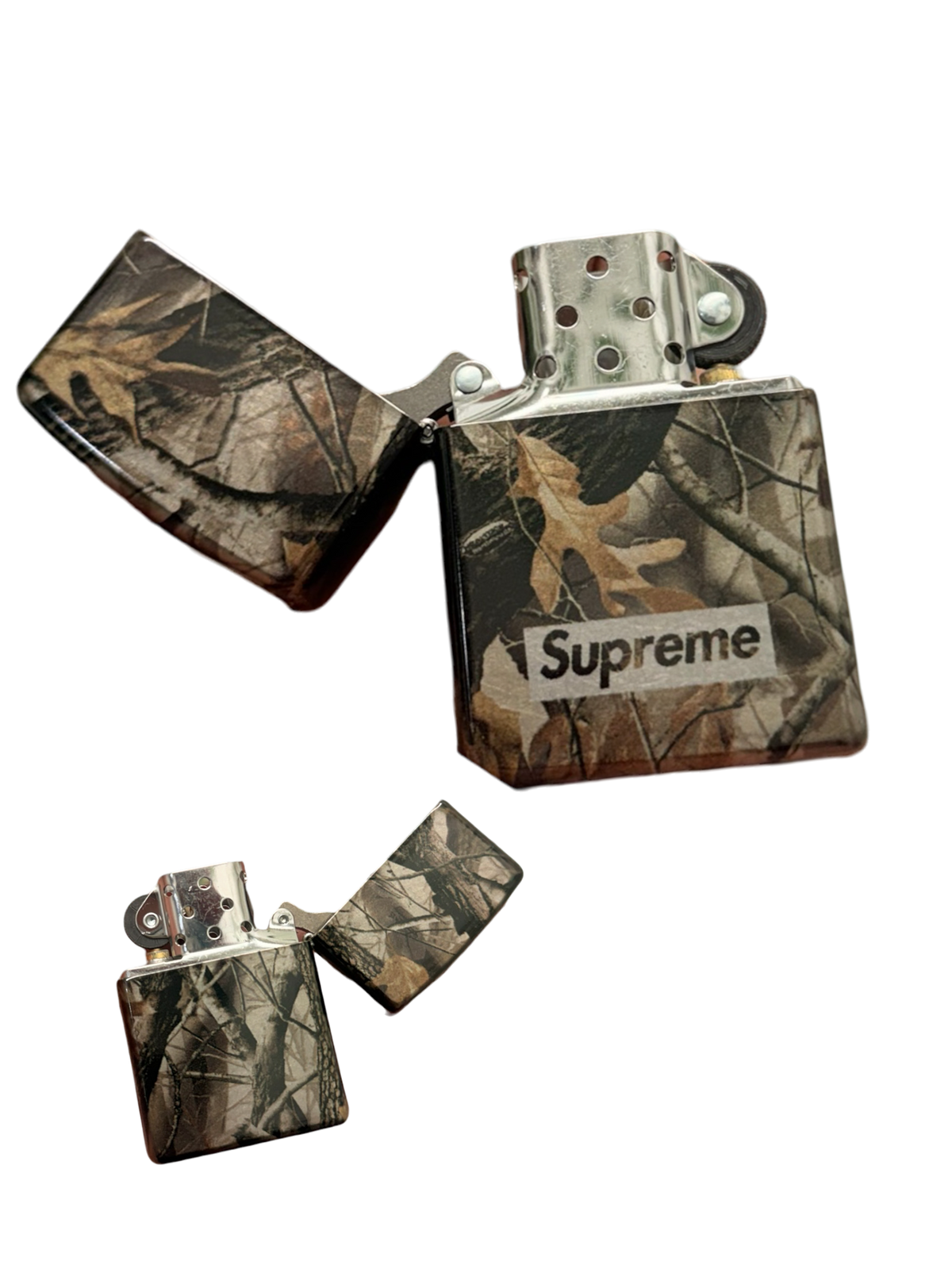 Supreme - Realtree Camo Logo Zippo - OS - Brand New