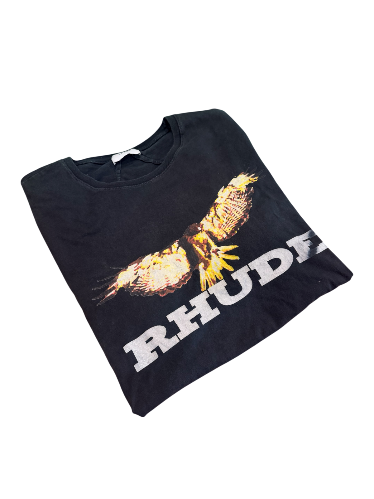 Rhude - Eagle Graphic Tee - Black - Size M - Preowned