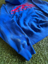 Load image into Gallery viewer, Hellstar GEL Hoodie (Blue w/ Red Logo) Size M
