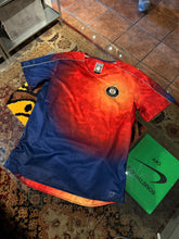 Load image into Gallery viewer, BAPE x PUMA BAPE FC Soccer Jersey – Red / Navy Camo – Large – PreOwned
