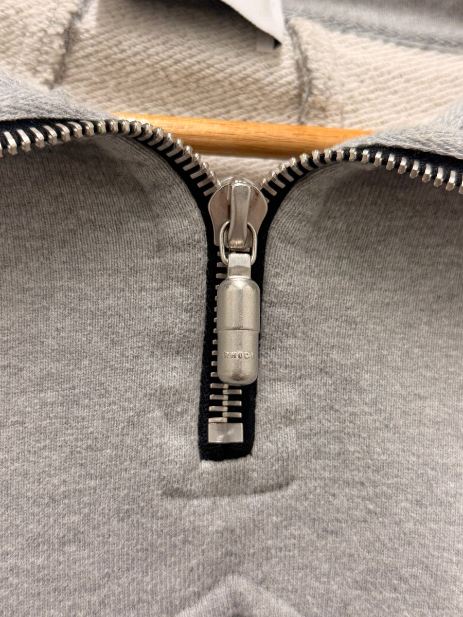 Rhude - Classique Quarter Zip - Heather Grey
