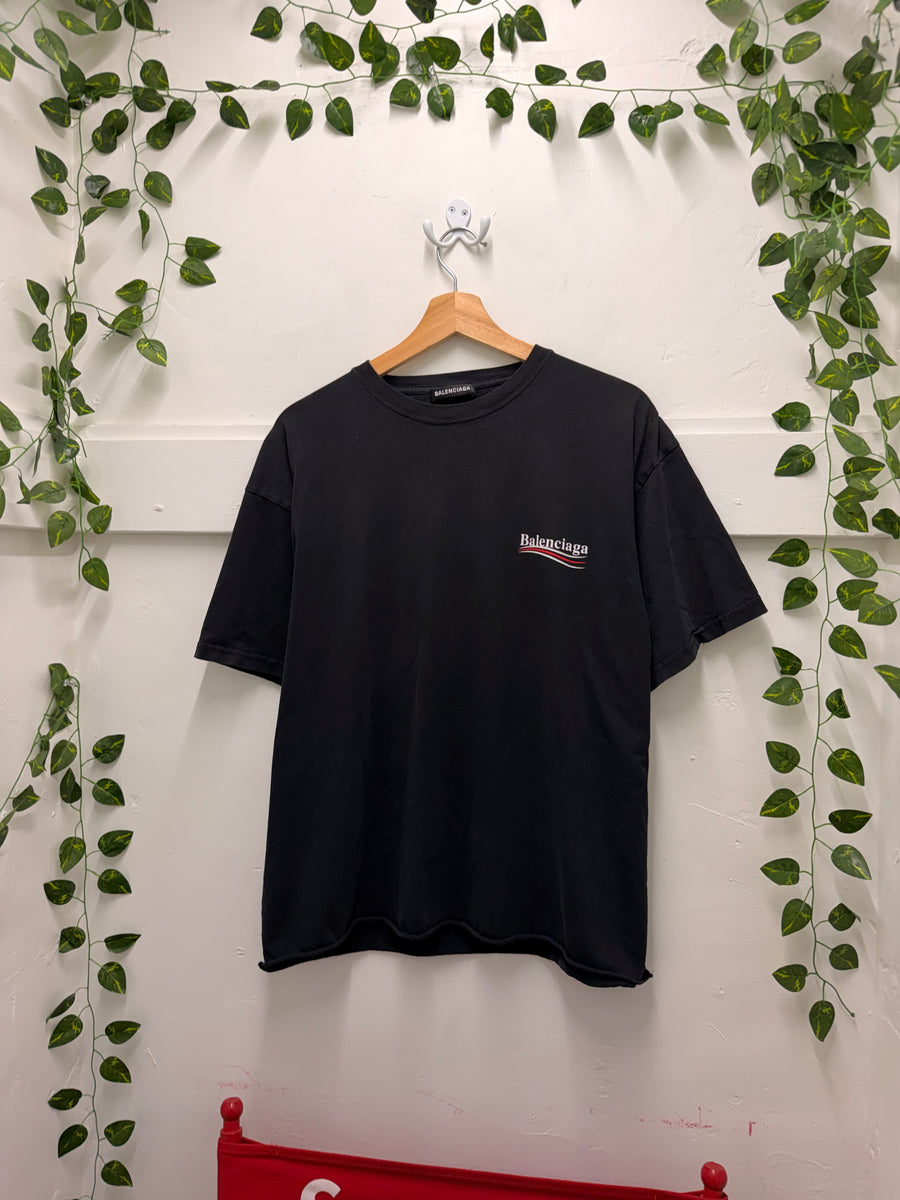 Balenciaga - Political Campaign Tee - Black