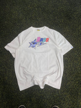 Load image into Gallery viewer, BAPE Multi Color Sta Logo White Tee Size 3XL
