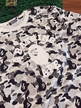 Load image into Gallery viewer, BAPE - Black/White Camo College Logo Tee - 2XL - Brand New -

