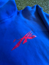 Load image into Gallery viewer, Hellstar GEL Hoodie (Blue w/ Red Logo) Size M

