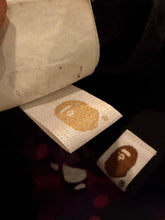 Load image into Gallery viewer, BAPE Purple Camo Ape Head Logo Black Tee (XL)
