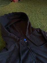 Load image into Gallery viewer, YZY GAP Black Washed Zip Up Hoodie Sizes M,L

