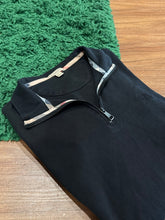 Load image into Gallery viewer, Burberry - Black Quarter Zip Pullover - XL
