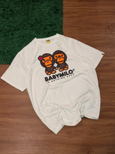 Load image into Gallery viewer, BAPE Baby Milo Couple Tee – White – 2XL – PreOwned
