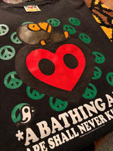Load image into Gallery viewer, Bape Baby Milo Peace Heart Tee (Medium)
