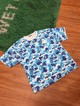 Load image into Gallery viewer, BAPE - Blue Camo Tee - Large - PreOwned

