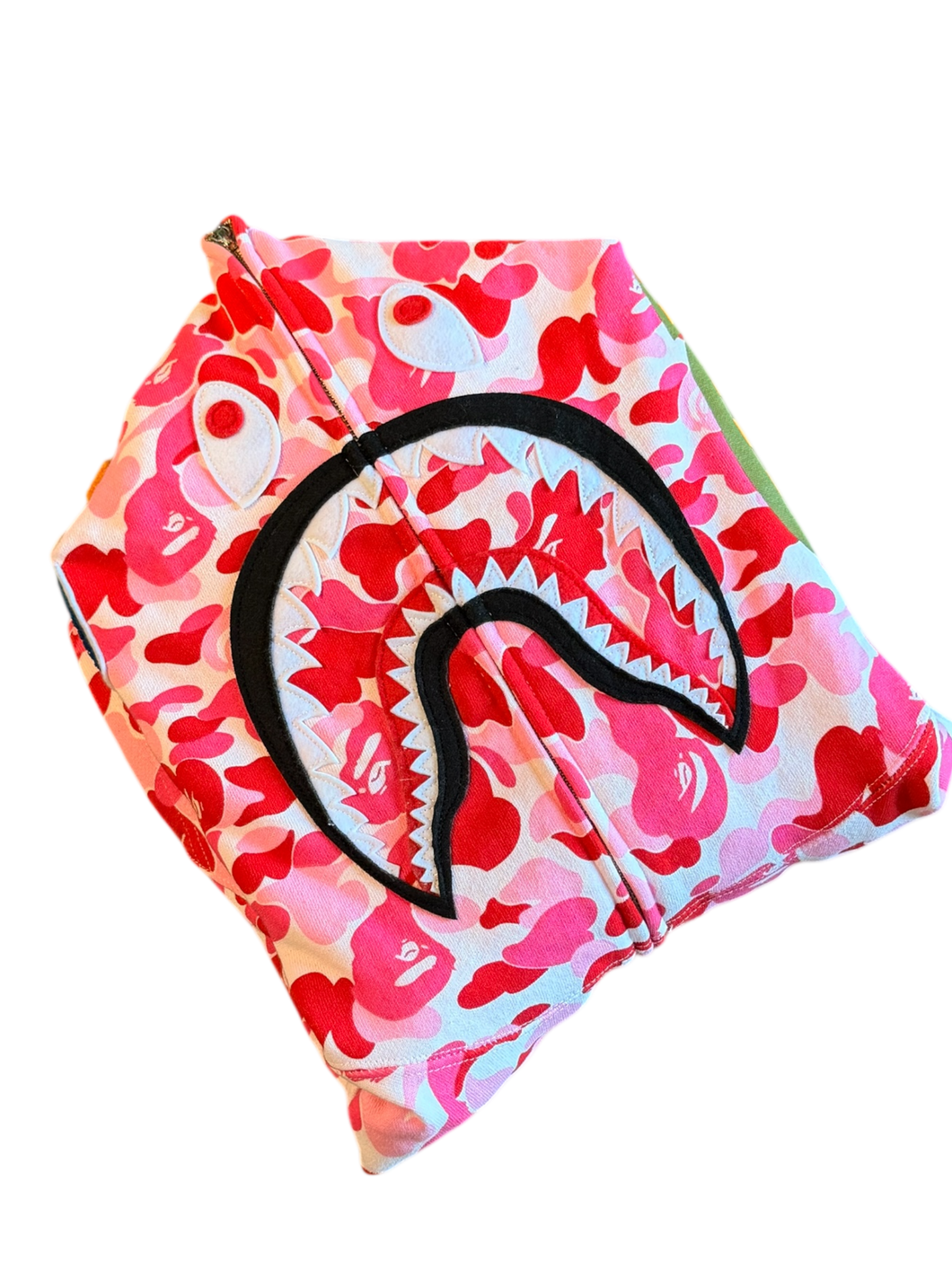 BAPE Pink Camo Shark Full Zip Hoodie – Size Large (PENDING TRADE)