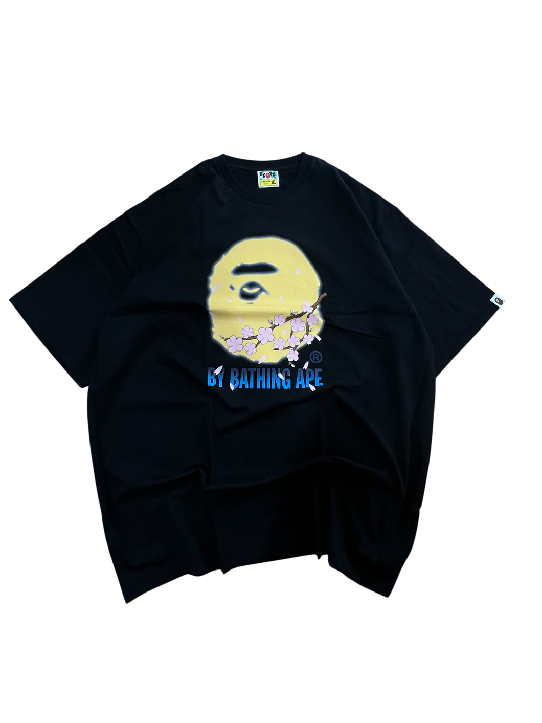 BAPE Sakura Yellow Ape Head Tee (Size 3XL)