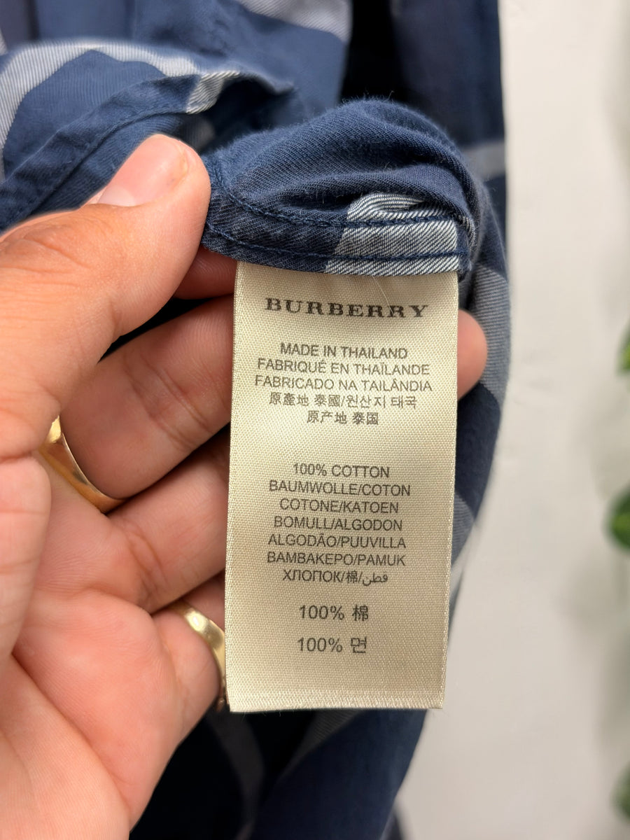 Burberry - Button Down Shirt - Navy Check