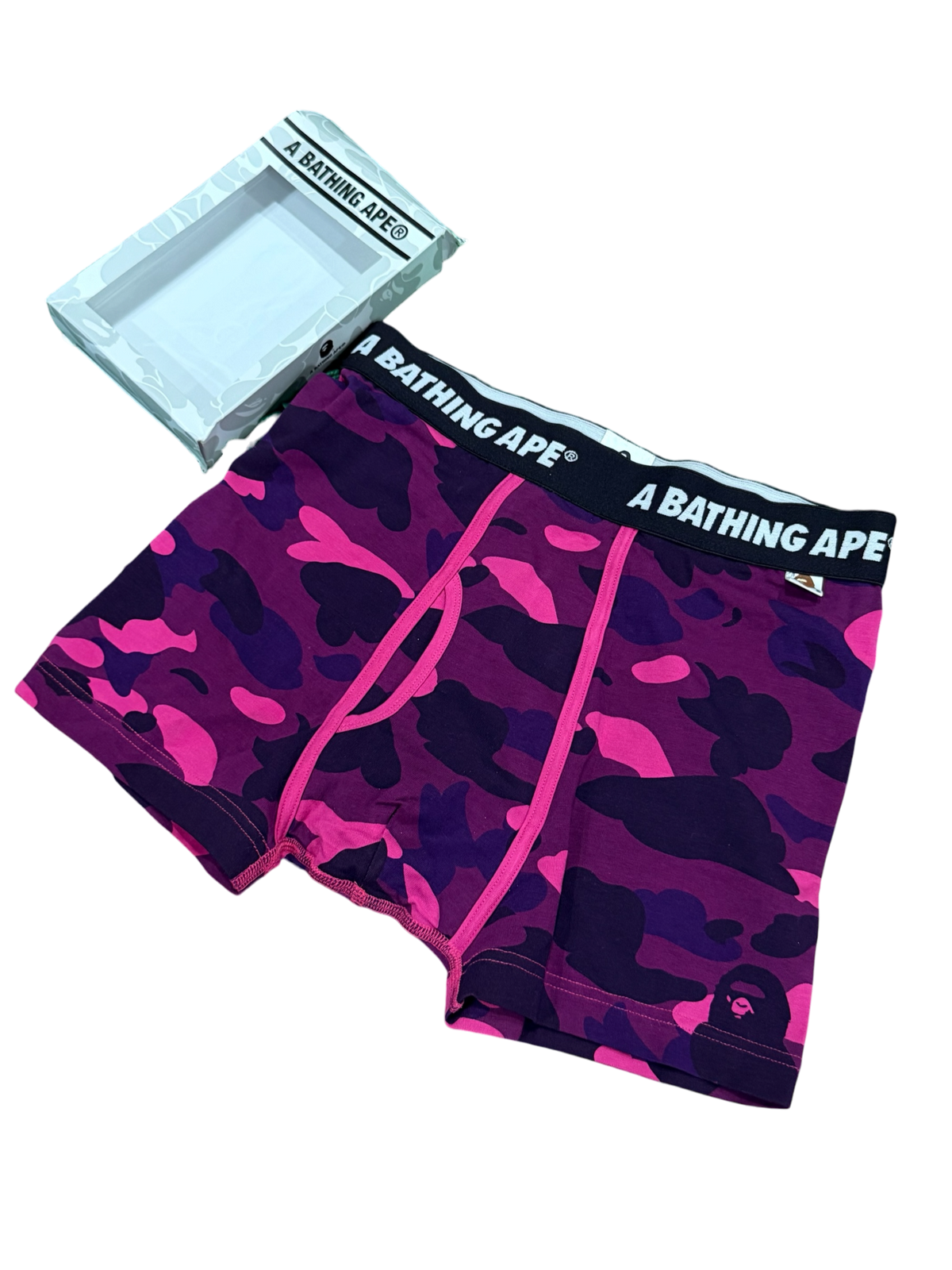 BAPE - Purple Camo Boxer Brief Underwear - Large - Brand New