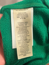 Load image into Gallery viewer, Burberry - Green Zip Hoodie - Small - PreOwned
