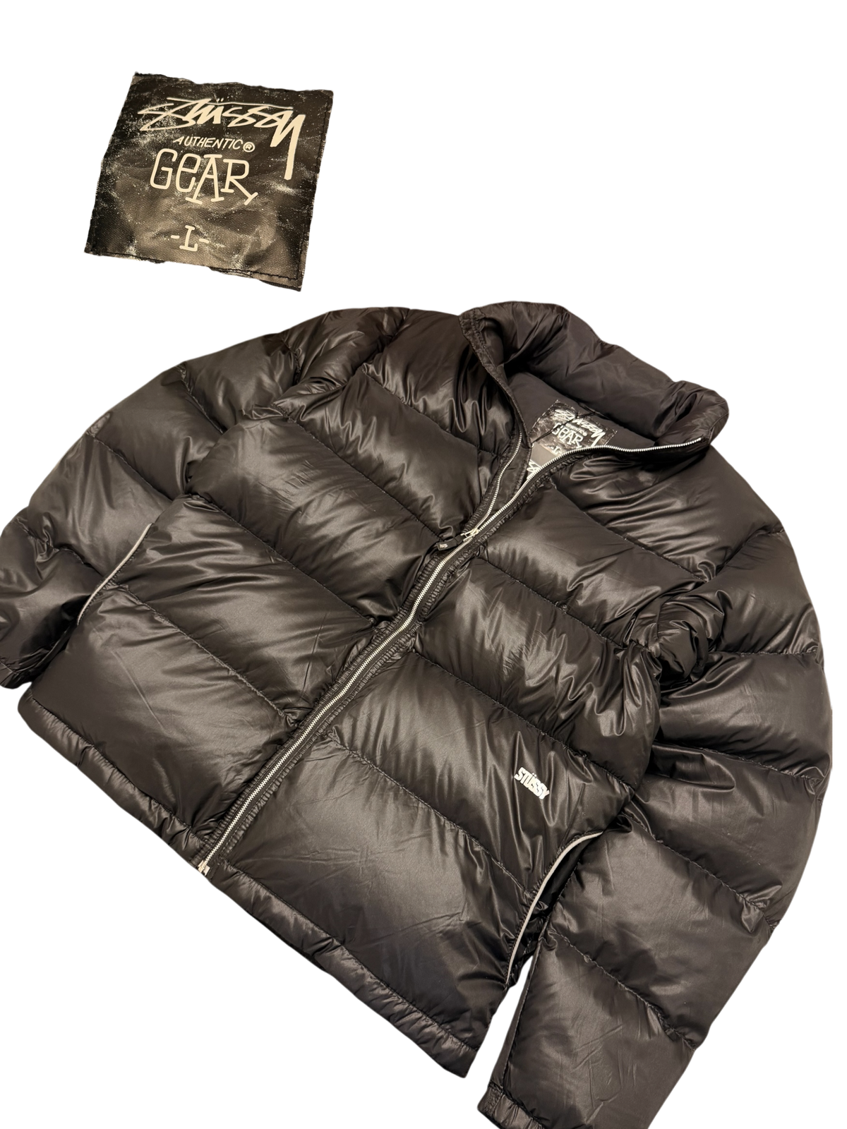 Stussy - Down Puffer - Black - Brand New
