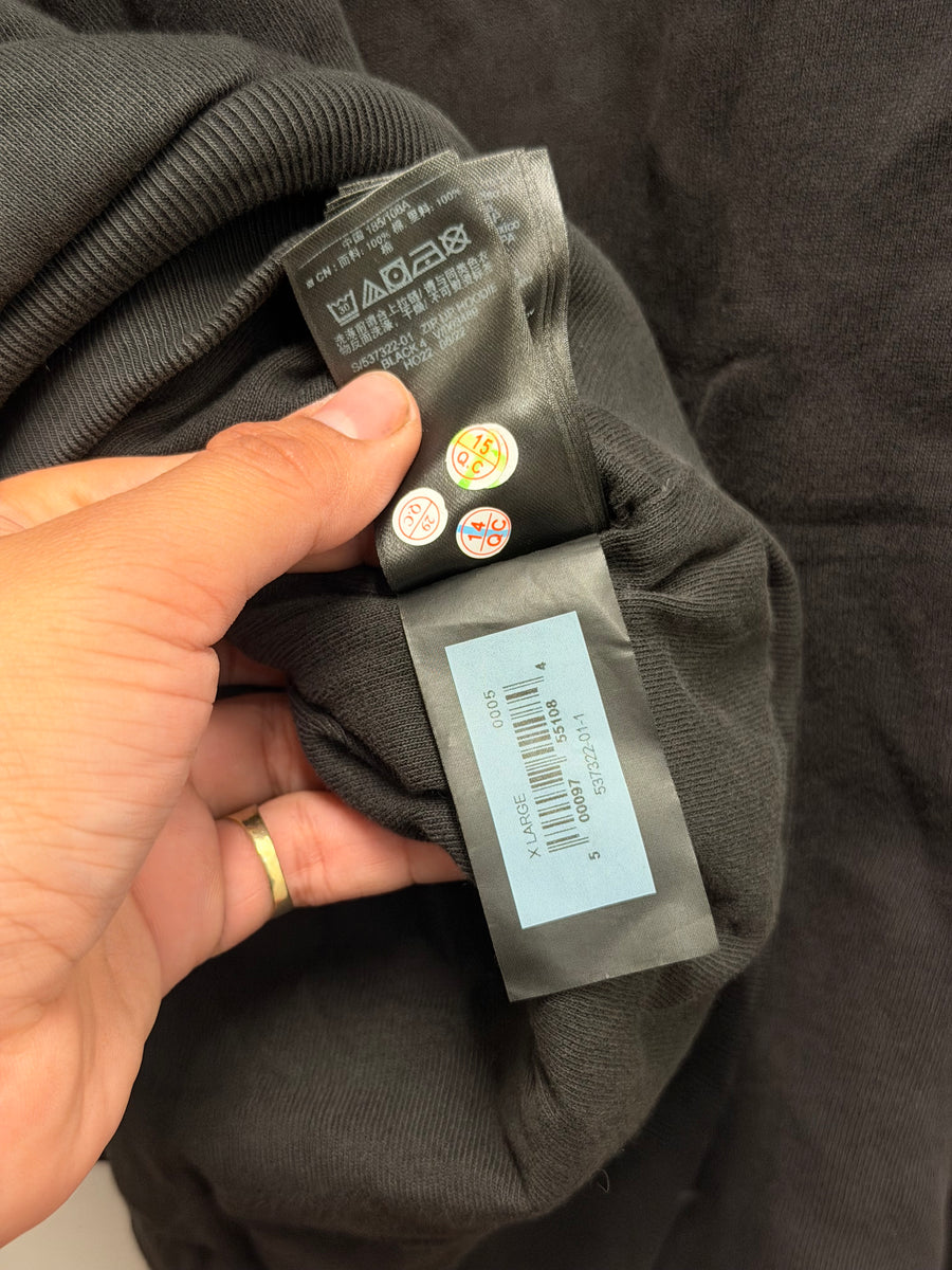 Yeezy - Gap Zip Up Hoodie - Black - Size XL / XXL - Brand New