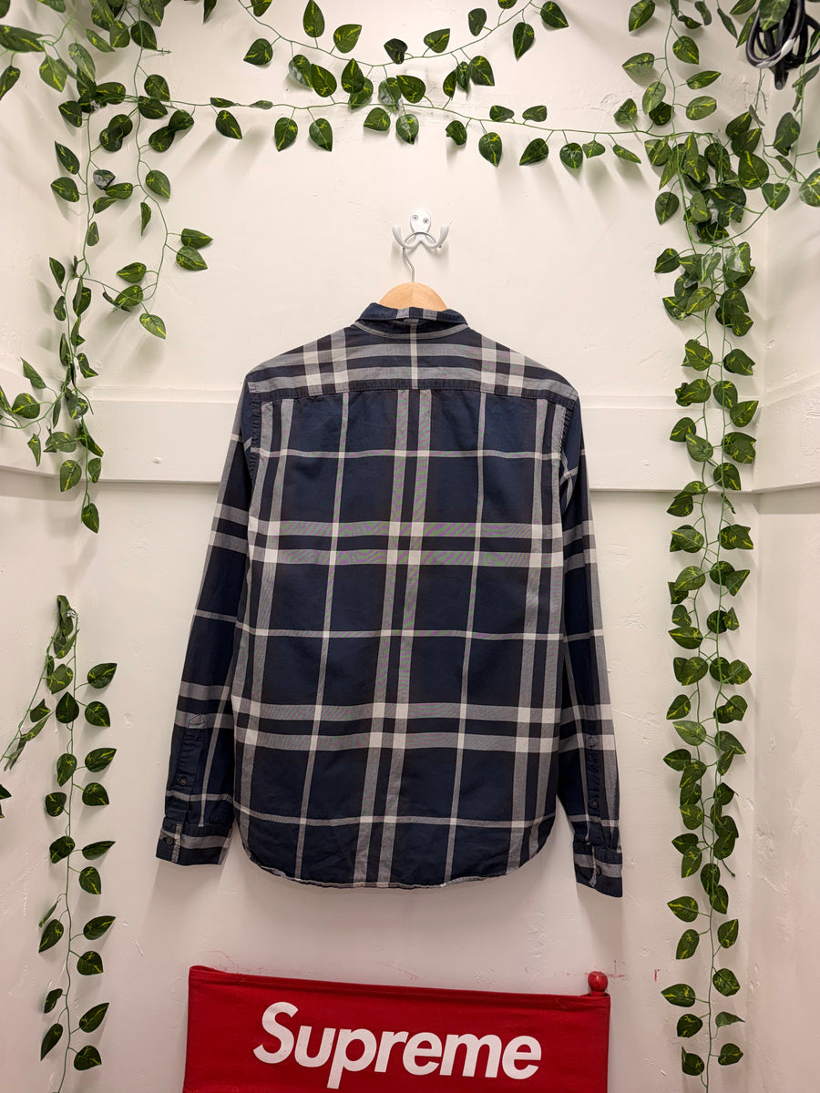 Burberry - Button Down Shirt - Navy Check