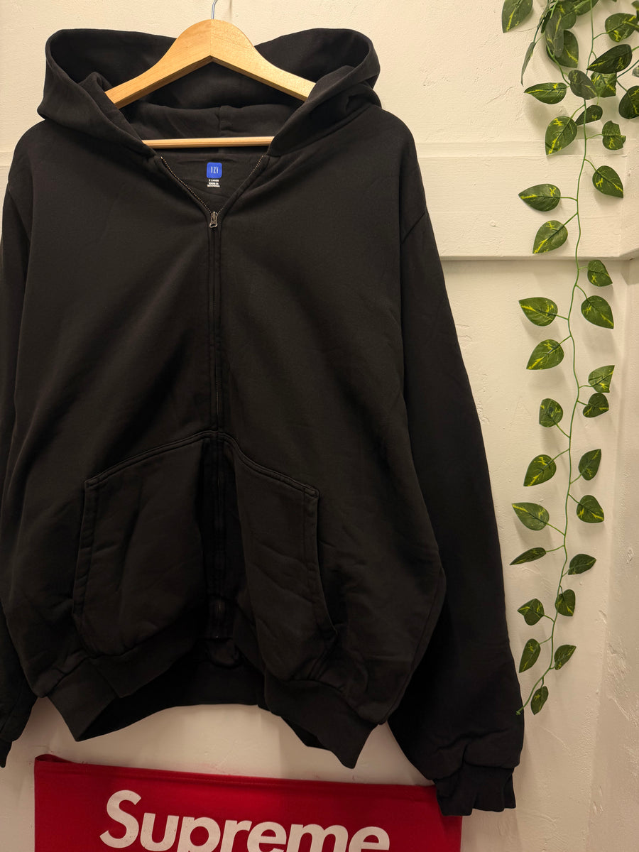 Yeezy - Gap Zip Up Hoodie - Black - Size XL / XXL - Brand New