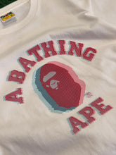 Load image into Gallery viewer, BAPE - Pink Ape Head Tee - White - XL - Brand New
