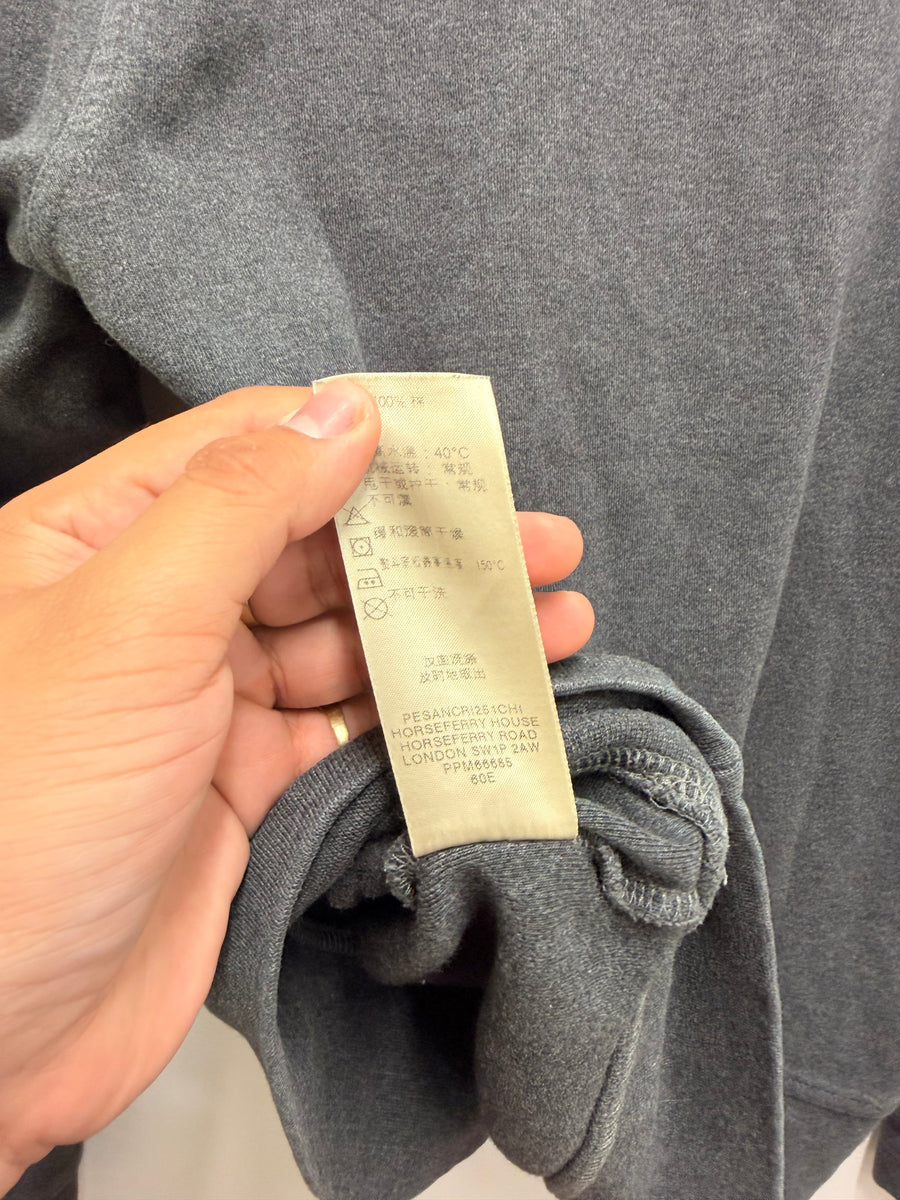 Burberry - Quarter Zip - Charcoal