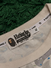 Load image into Gallery viewer, BAPE White Space Camo Tee Cream/Grey - Size XL - PreOwned
