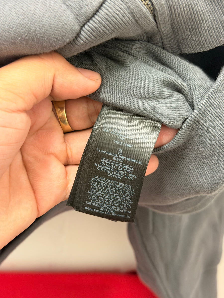 Yeezy - Gap Zip Up Hoodie - Grey - Size XL - Brand New