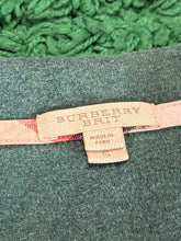 Load image into Gallery viewer, Burberry - Green Quarter Zip Sweater Small - Retail $495
