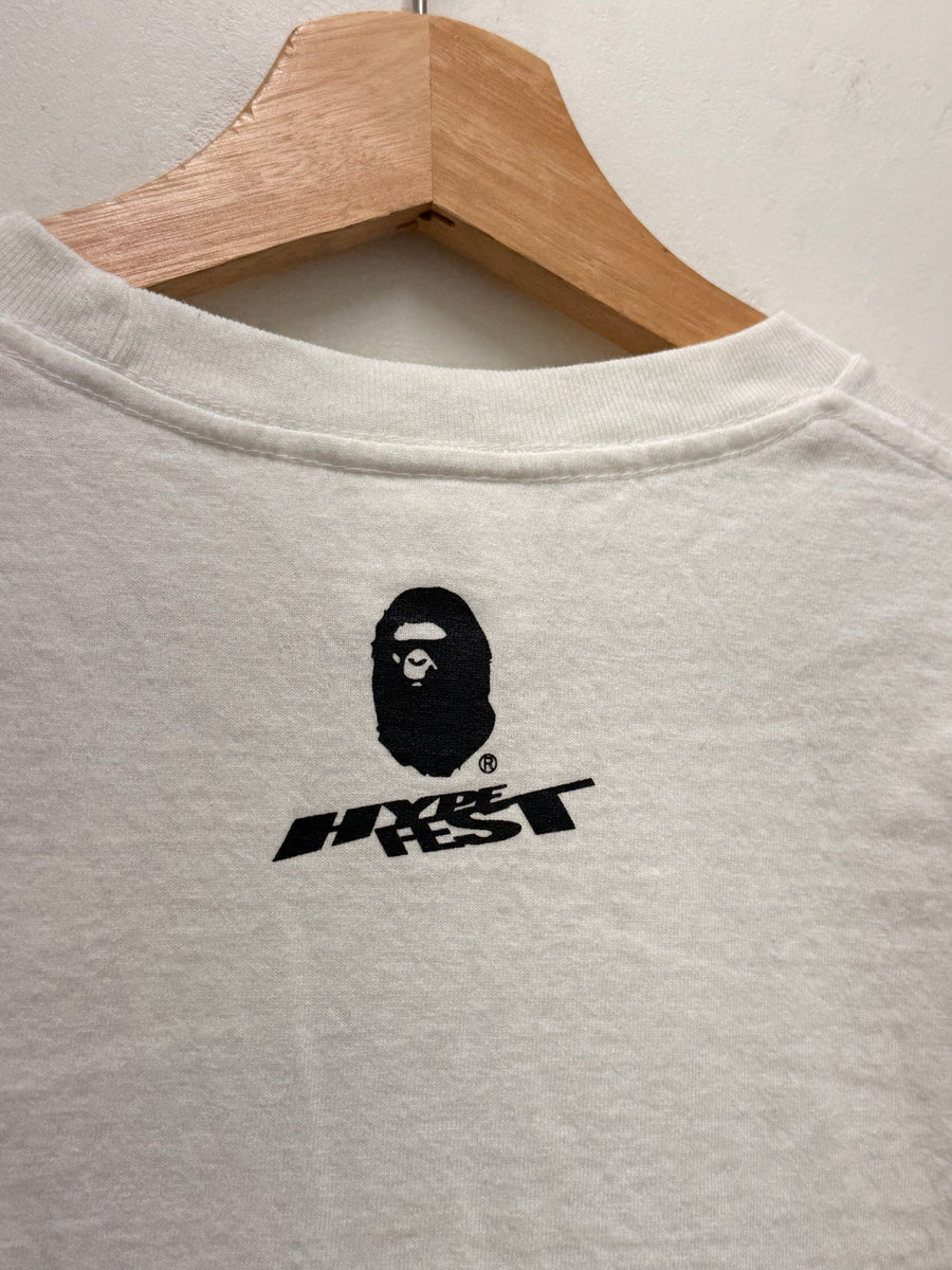 BAPE - Hypefest Ape Head Tee - White Camo